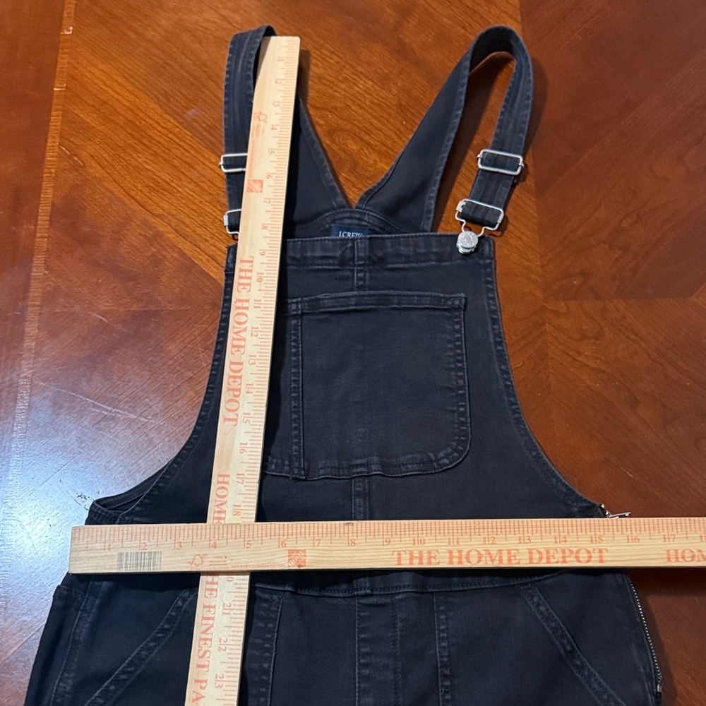 J. Crew Women's Black Denim Overalls - Picture 12 of 12